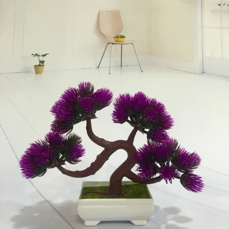 Mini artificial bonsai flowers, small potted plants, factory direct sales of artificial flower plants Mini artificial bonsai flowers, small potted plants, factory direct sales of artificial flower plants
